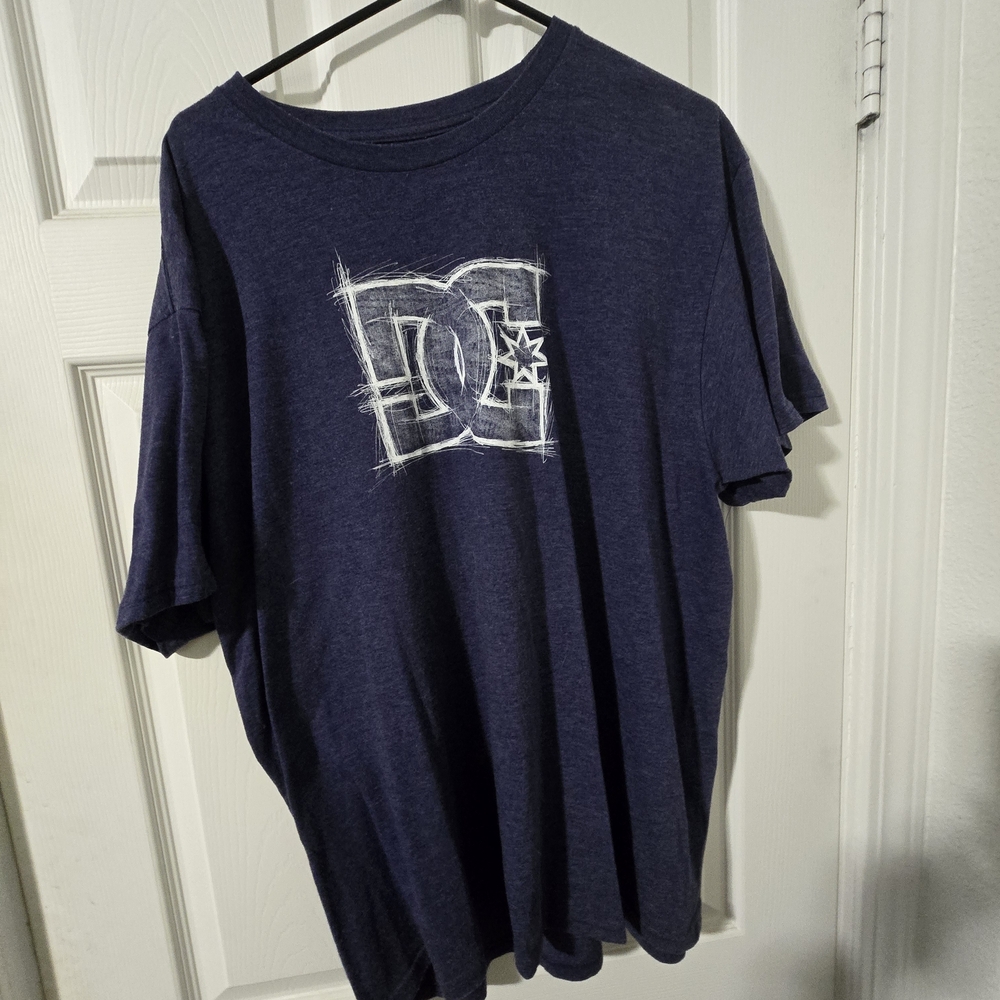 DC Dark Blue Logo Tee